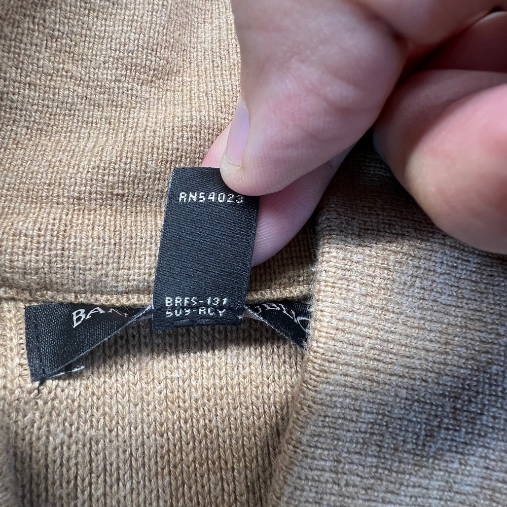 Banana Republic Women's XXS Tan Knit Collarless Open Front Cardigan Blazer - Picture 12 of 16
